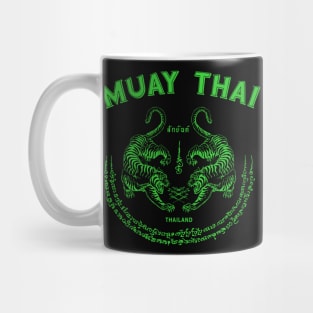 Muay Thai Tiger Sak Yant Tattoo Kickboxing Thailand Mug